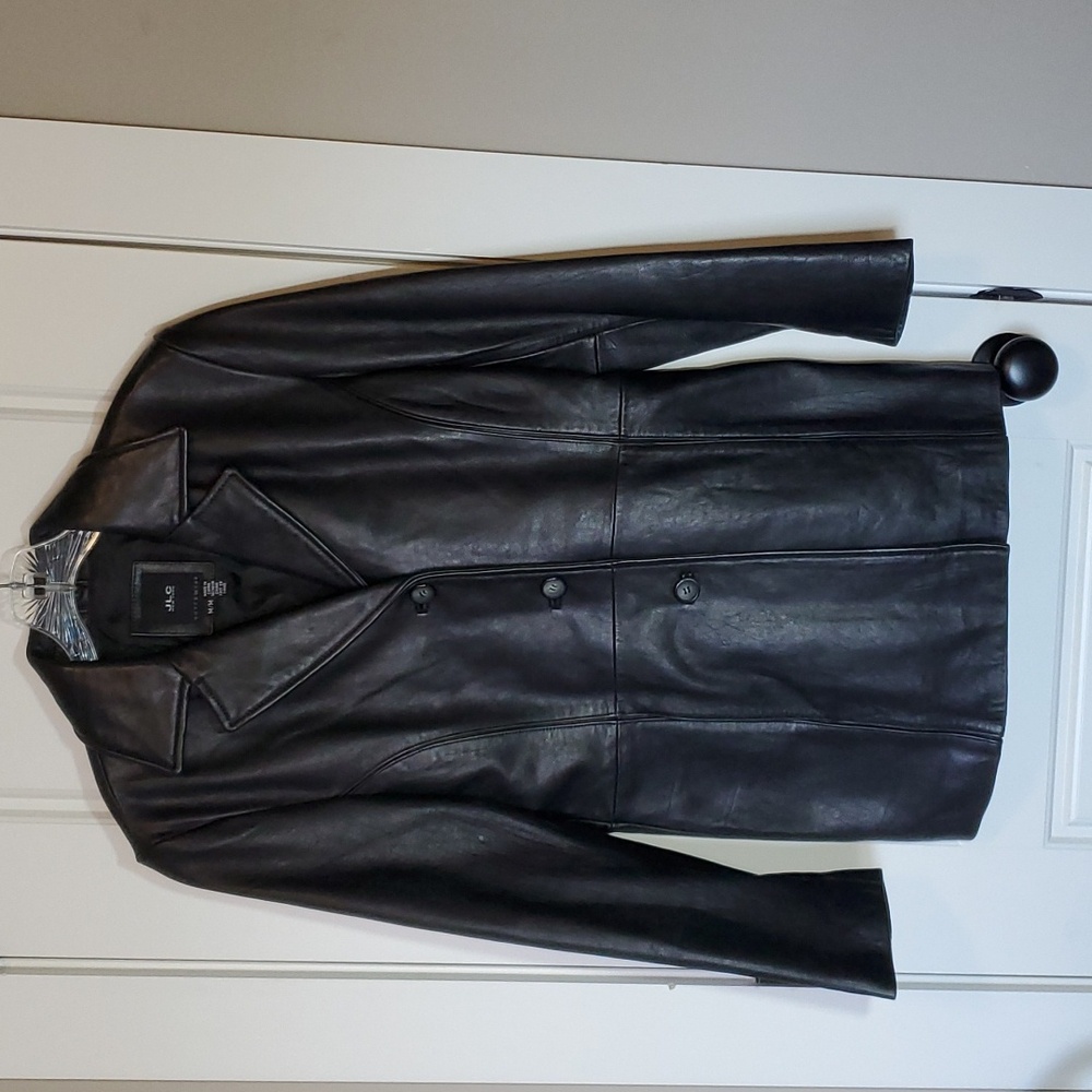 Vintage JLC NEW YORK 100% Leather Jacket (Size M)